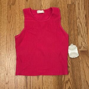 Hot pink Altered State tank top, comfortable to wear home or out